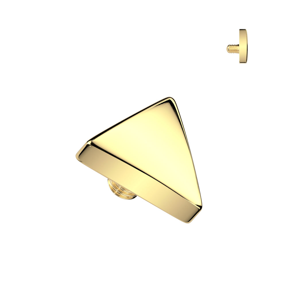 Premium G23 Titanium Triangle Microdermal Top 14g