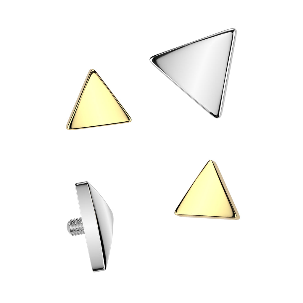 Premium G23 Titanium Triangle Microdermal Top 14g