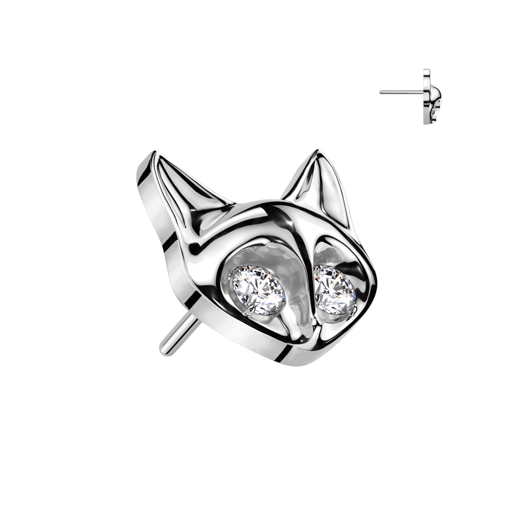 Premium G23 Titanium Fox Face Fancy Threadless Top