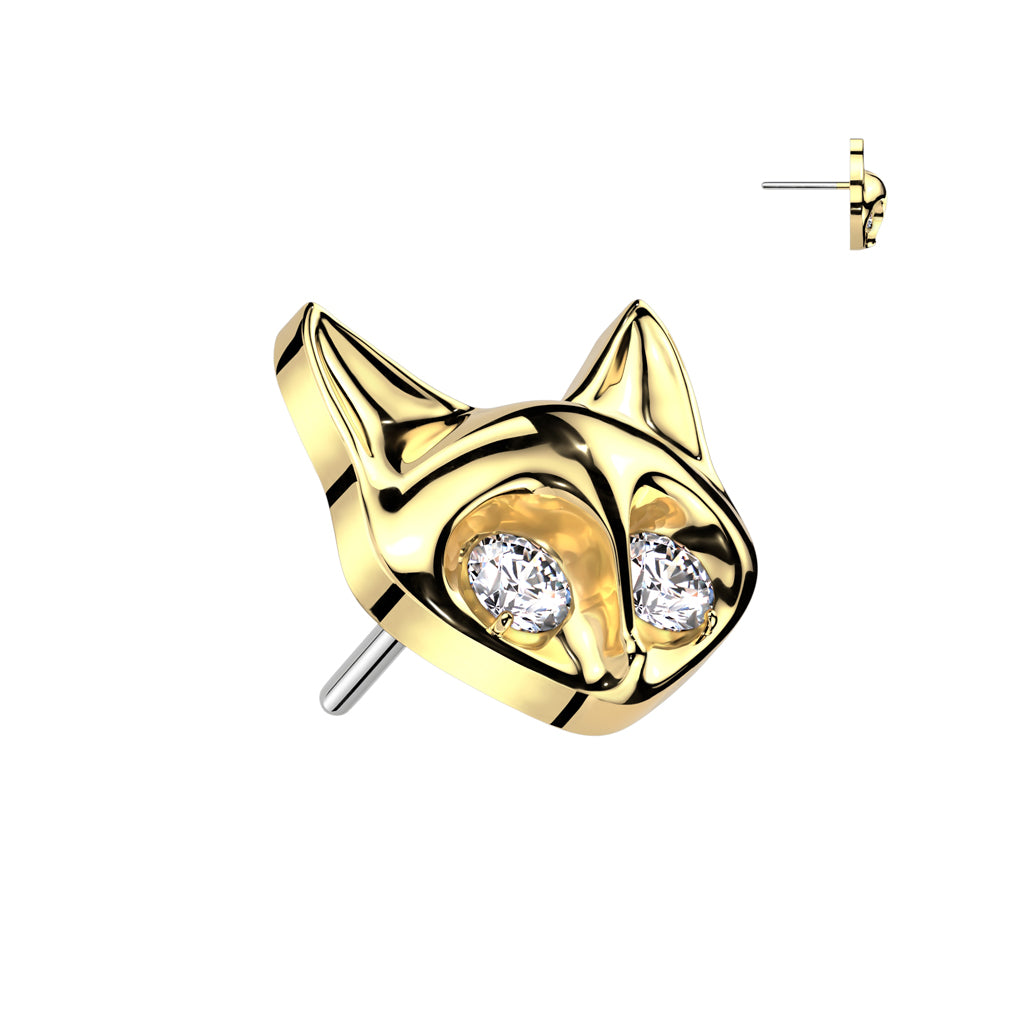 Premium G23 Titanium Fox Face Fancy Threadless Top