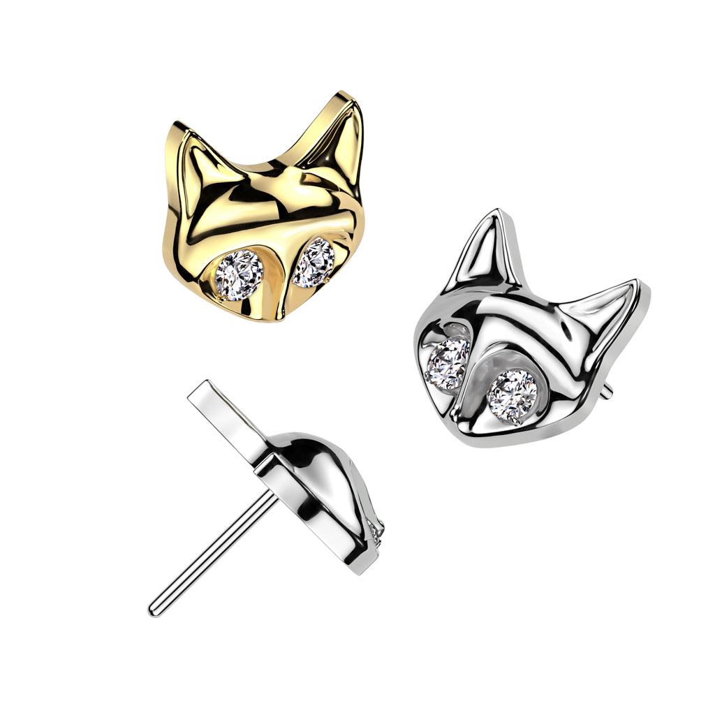 Premium G23 Titanium Fox Face Fancy Threadless Top