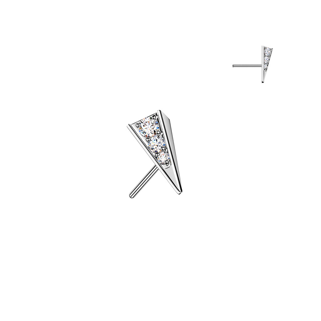 Premium G23 Titanium Front-Facing Prism Threadless Top