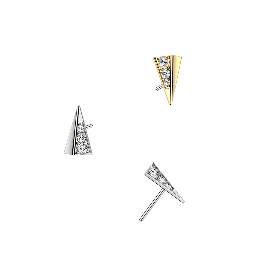 Premium G23 Titanium Front-Facing Prism Threadless Top