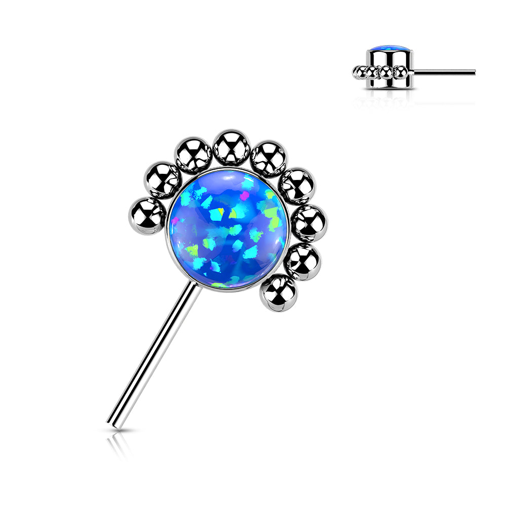 Premium G23 Titanium Dotwork Side-Facing Threadless Top