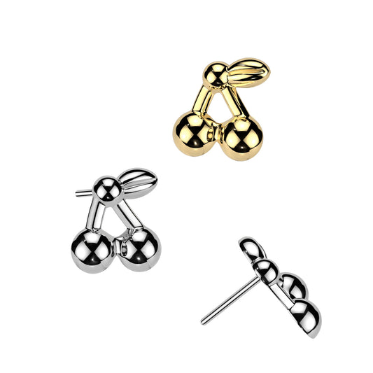 Premium G23 Titanium Cherry Simple Threadless Top