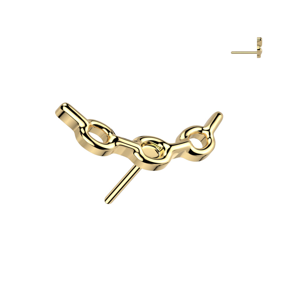Premium G23 Titanium Chain Link Threadless Top
