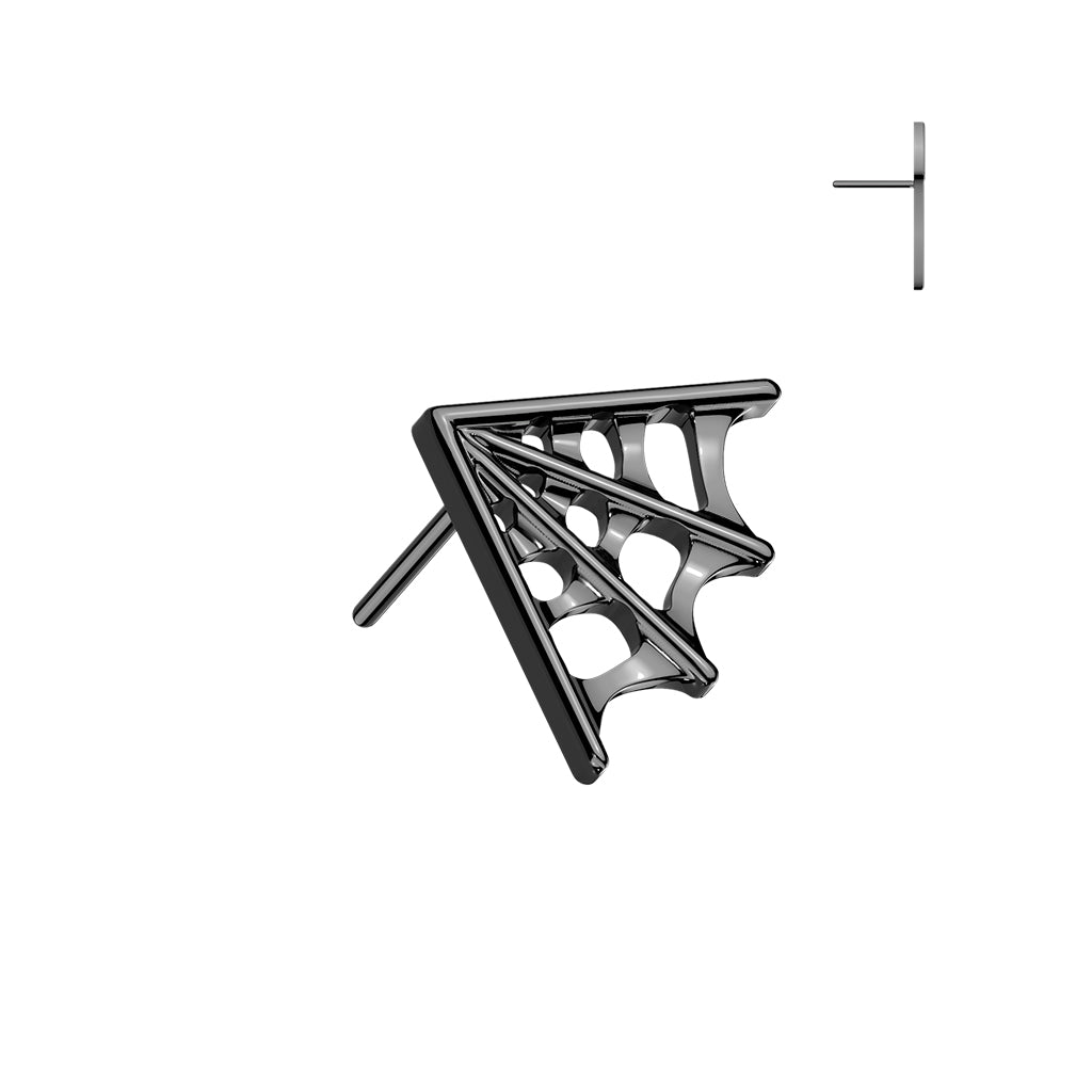 Premium G23 Titanium Spider Web Fancy Threadless Top