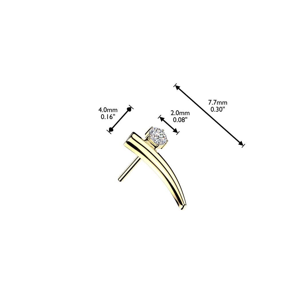 Premium G23 Titanium Solar Horn Threadless Top