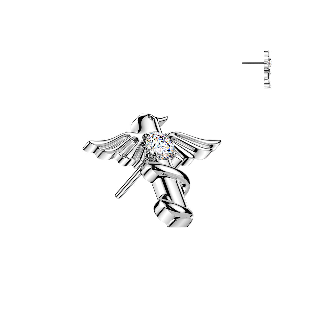 Premium G23 Titanium Ascendant Wing Luxe Threadless Top