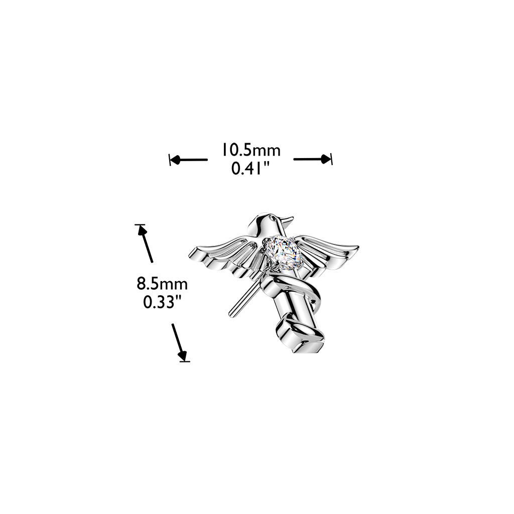 Premium G23 Titanium Ascendant Wing Luxe Threadless Top