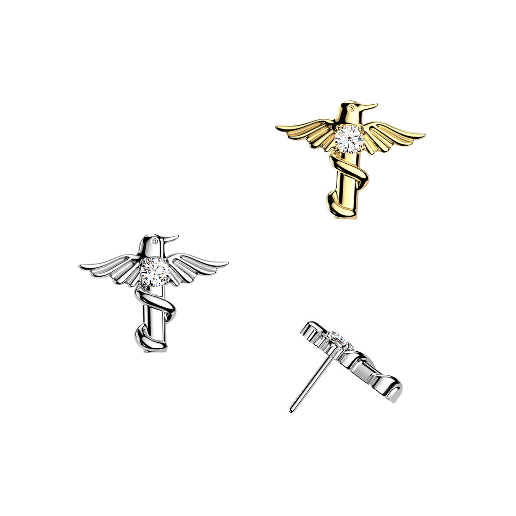 Premium G23 Titanium Ascendant Wing Luxe Threadless Top