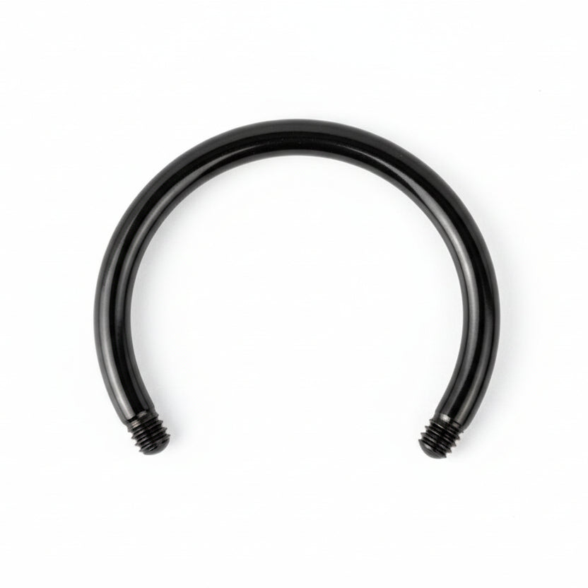 PVD Surgical Steel Externally Threaded Circular Barbell 16g-14g