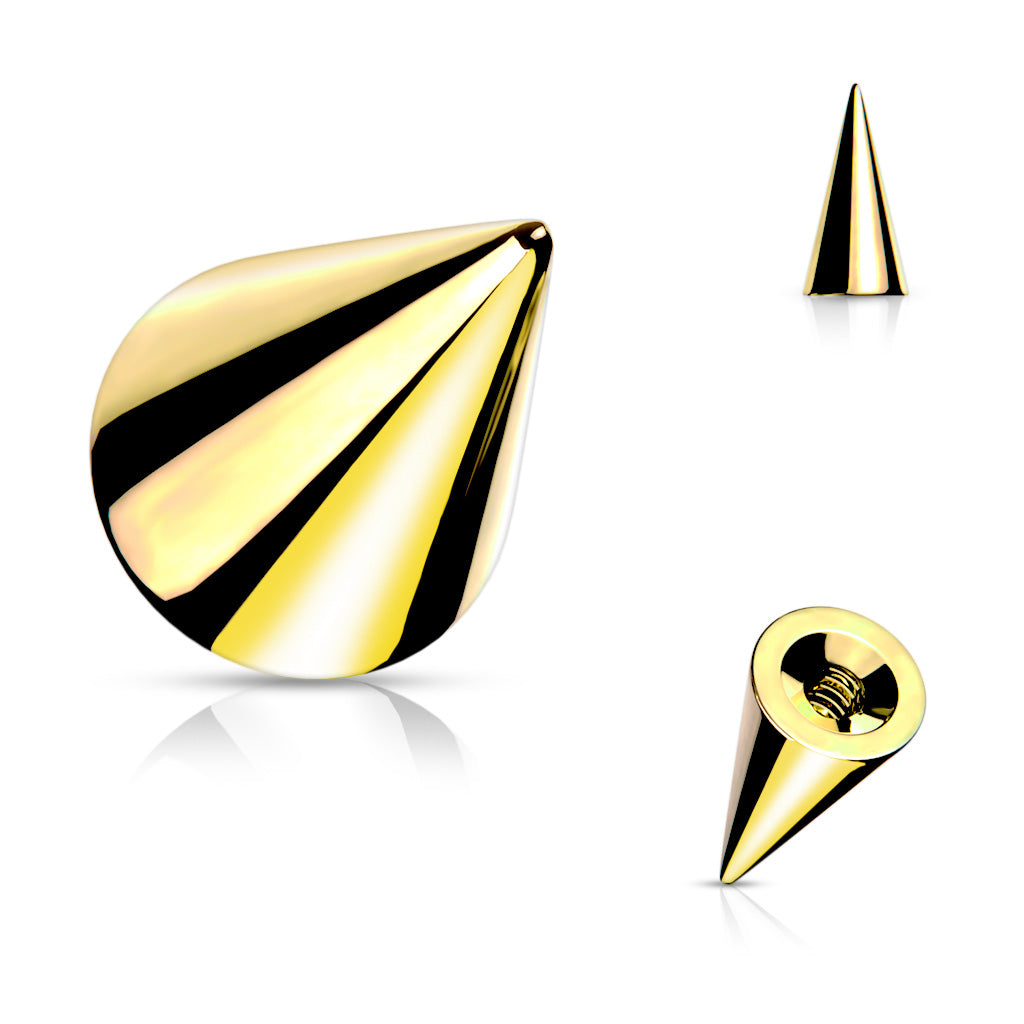 Surgical Steel Externally Threaded Spike 16g-14g