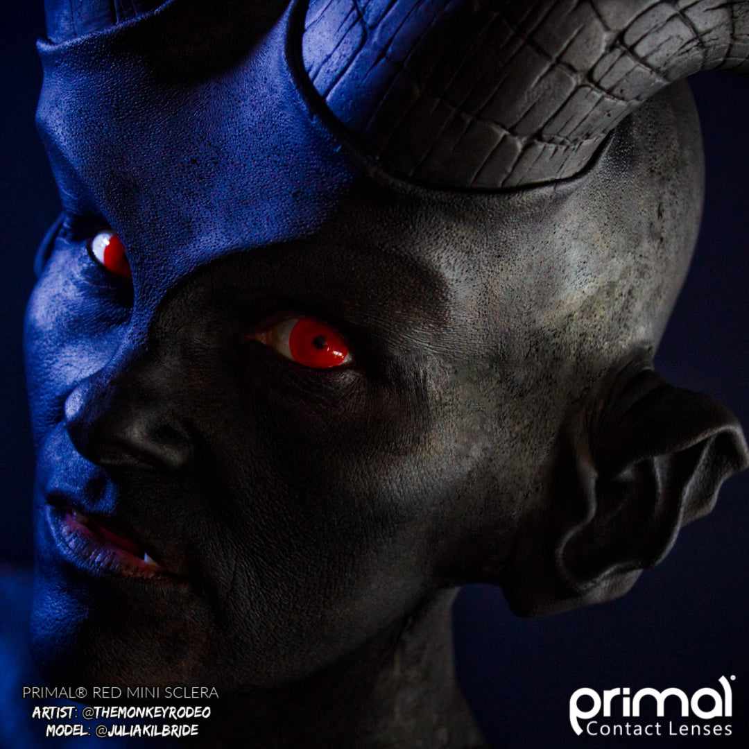 Red Mini Sclera - Primal Contact Lenses