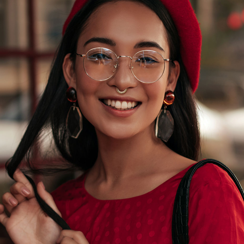 Premium Crystal Dotwork Dual-Row Segment Ring 16g