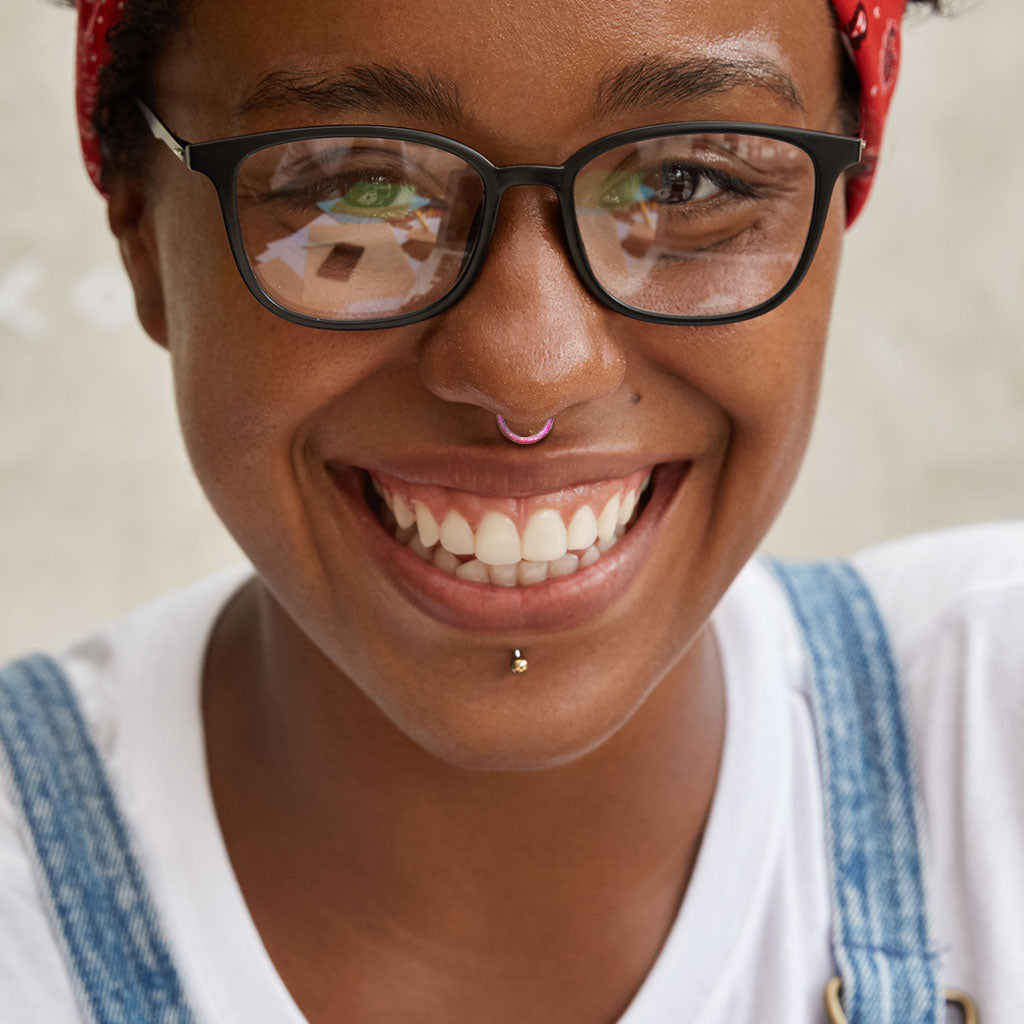 Premium Aura Opal Series Hinged Segment Ring 16g