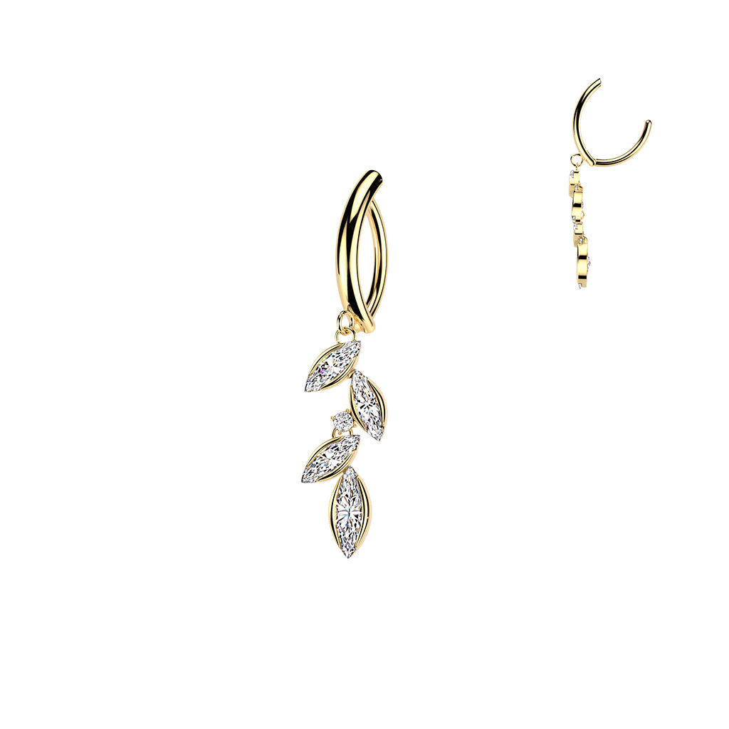 Vineyard Dangle Navel Clicker 14g