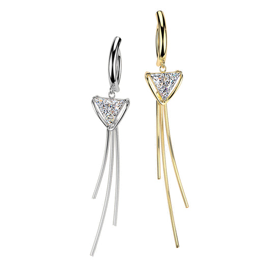 Triad Cascade Dangle Navel Clicker 14g