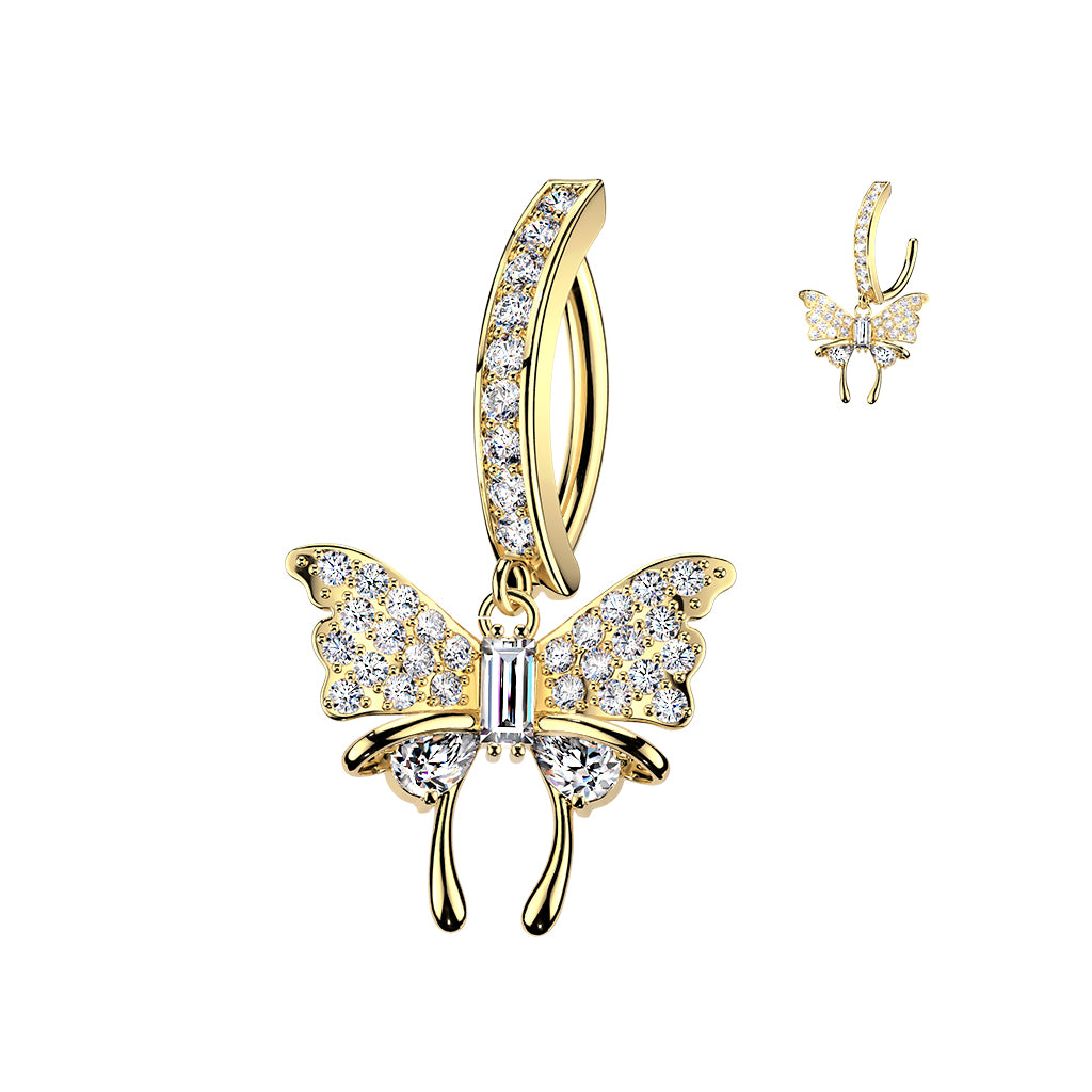Starlit Wings Dangle Clicker 14g