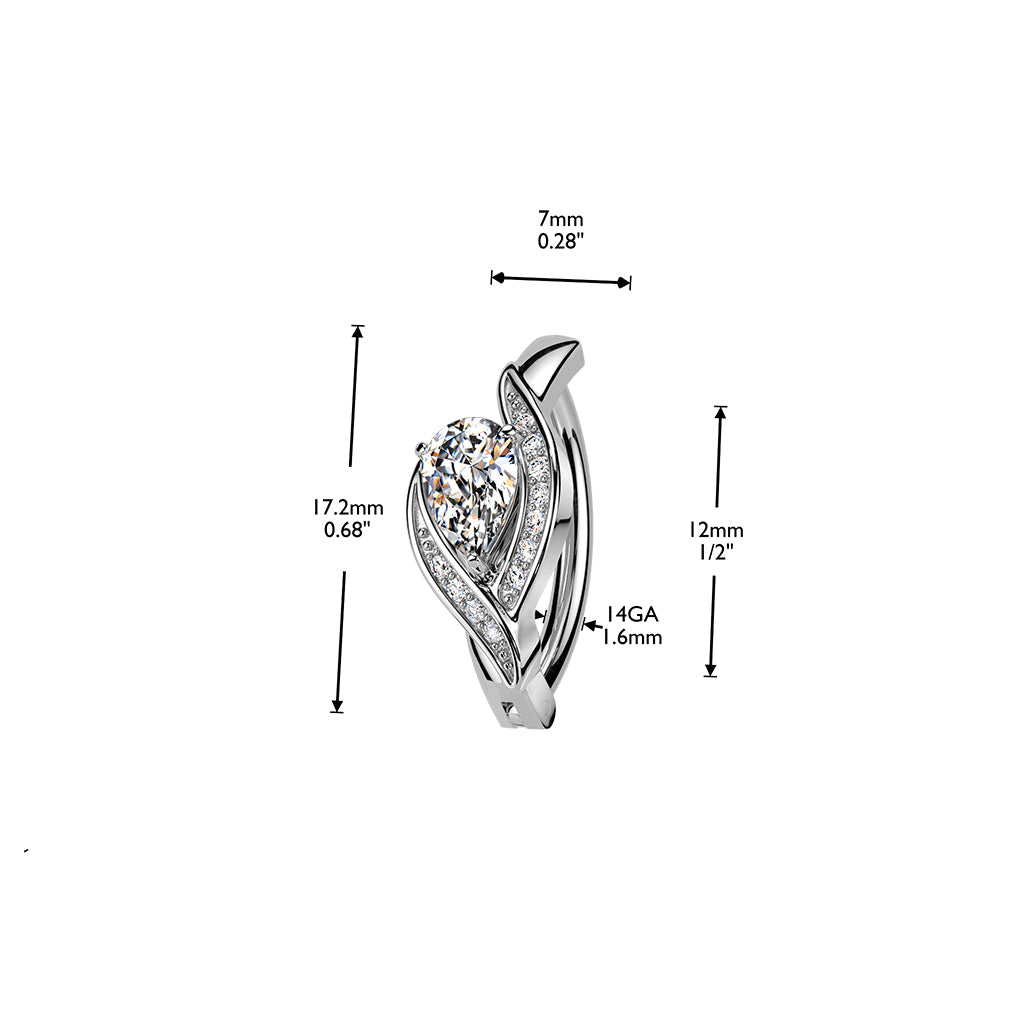 Vine Halo Drop Navel Clicker 14g