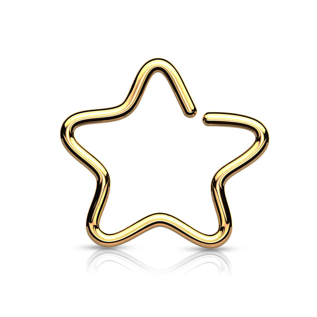 Premium Star Bendable Ring 18g-16g