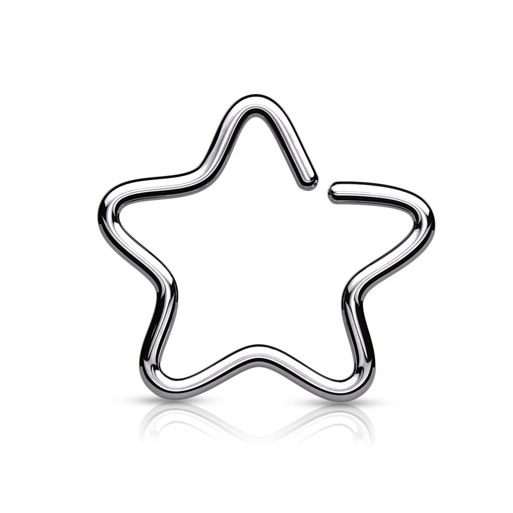 Premium Star Bendable Ring 18g-16g