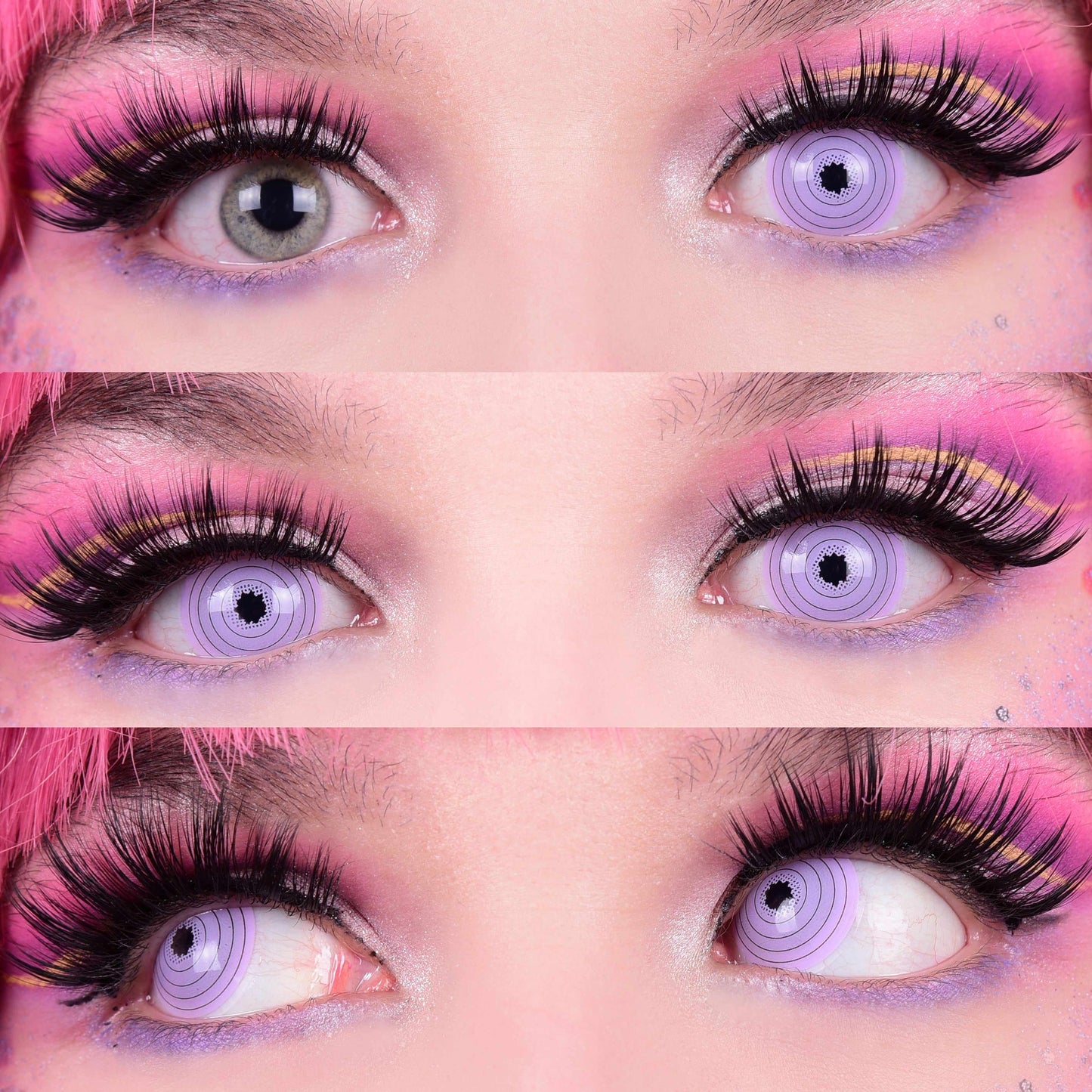 Rinnegan - Purple Naruto Cosplay - Primal Contact Lenses
