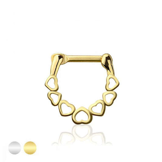 Heart Chain Link Clicker 16g