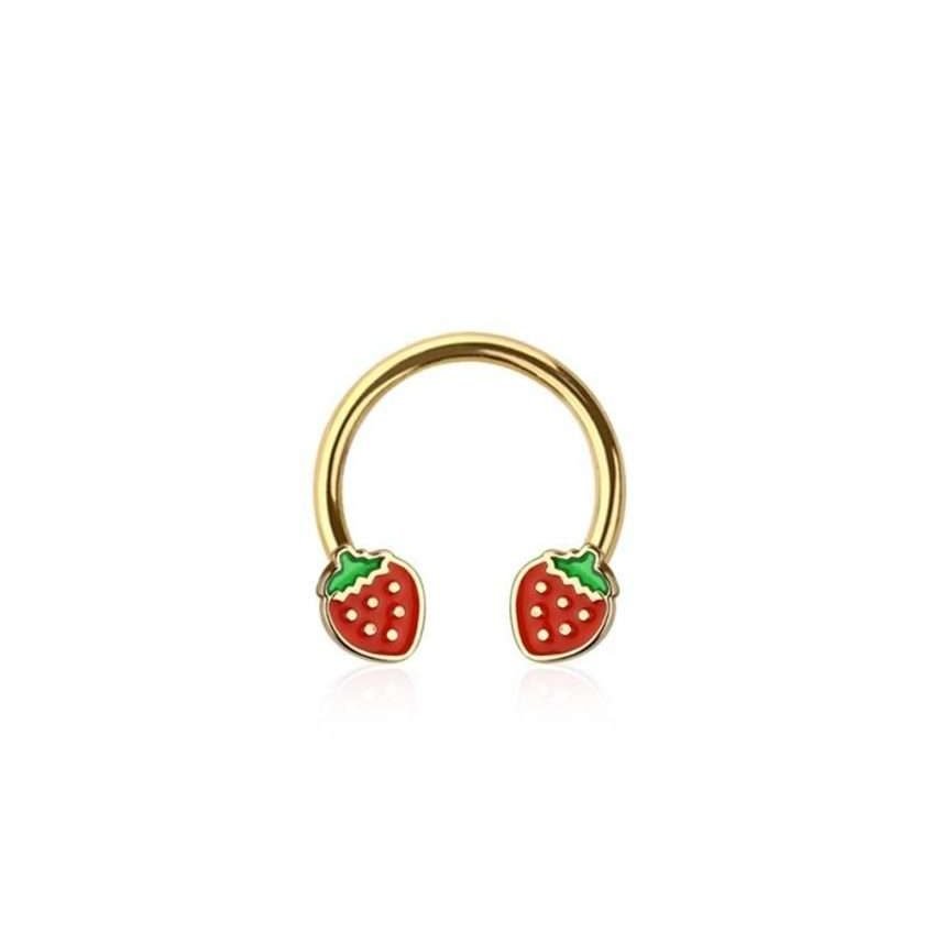 Strawberry 16g, 10mm Gold PVD