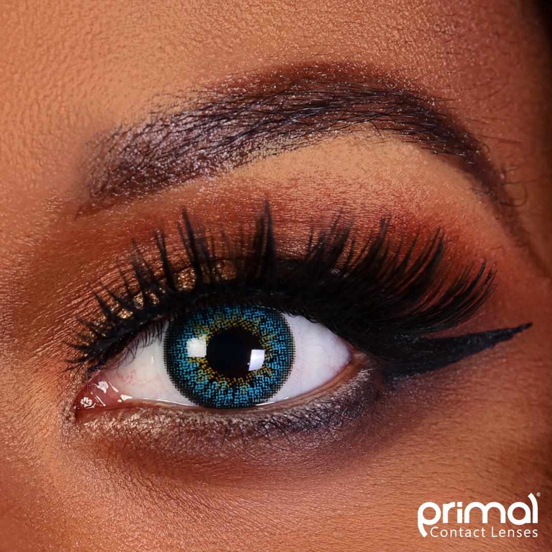Sunrise Turquoise - Green Colored - Primal Contact Lenses