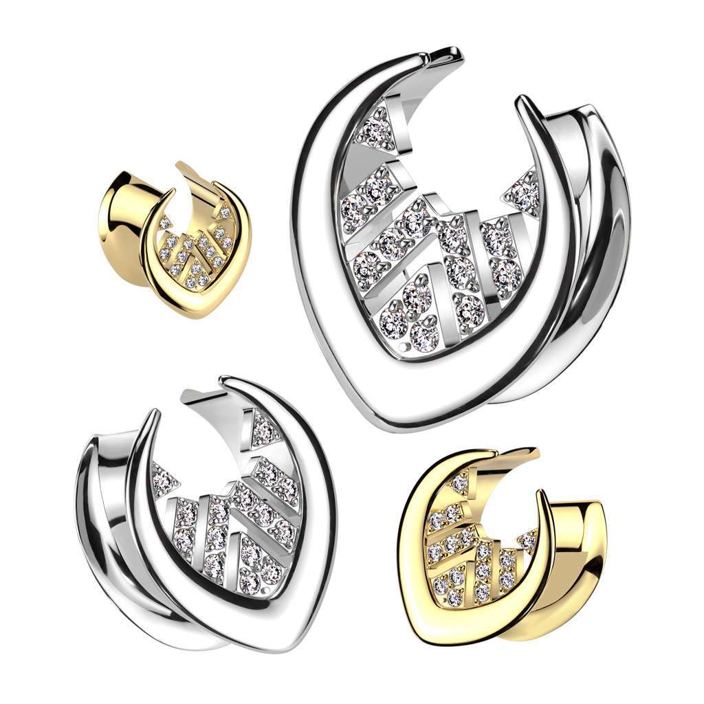 Surgical Steel Saddle Three Quarter Tunnel