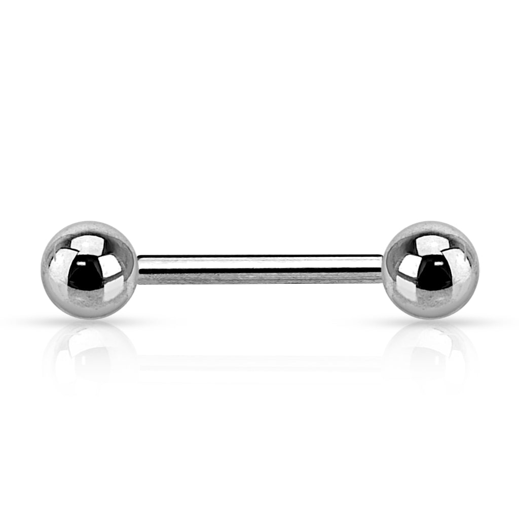 Premium G23 Titanium Straight Barbell 16g - 14g