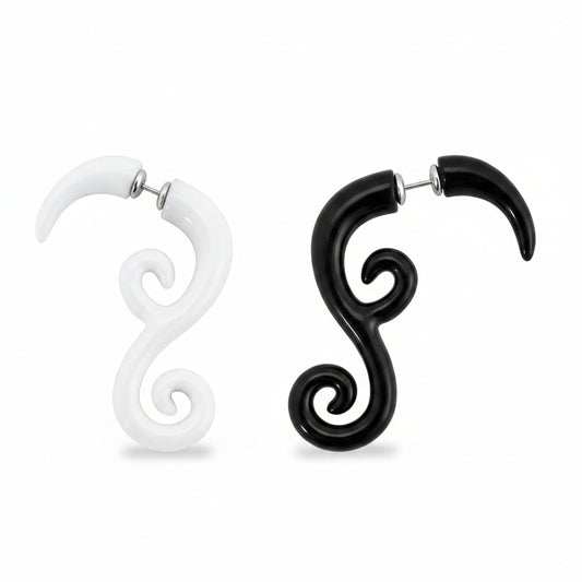 Lucite Double Spiral Faux Taper 20g