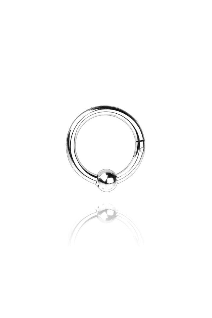 Premium Surgical Steel Faux CBR Hinged Segment Ring 16g