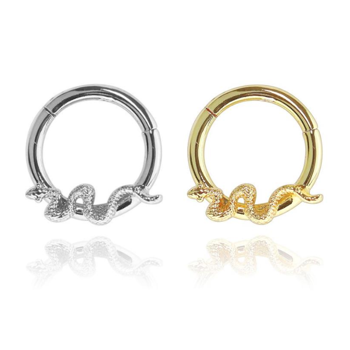 Snake Hinged Segment Ring 16g
