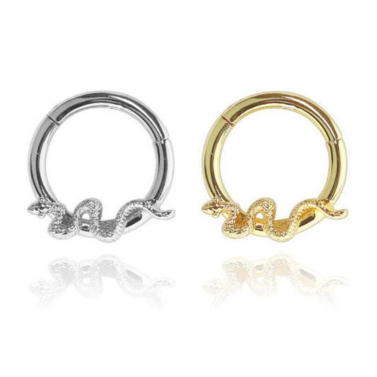 Snake Hinged Segment Ring 16g