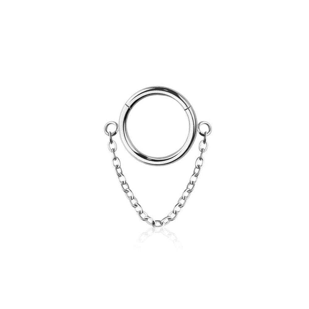 Premium Surgical Steel Chain Hinged Segment Ring 16g