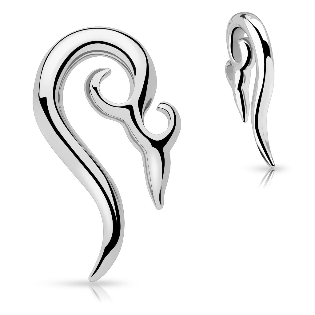 Surgical Steel Swan Tapers 10g - 0g