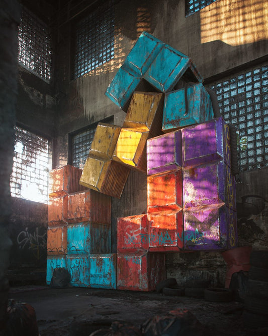 Tetris Half Box
