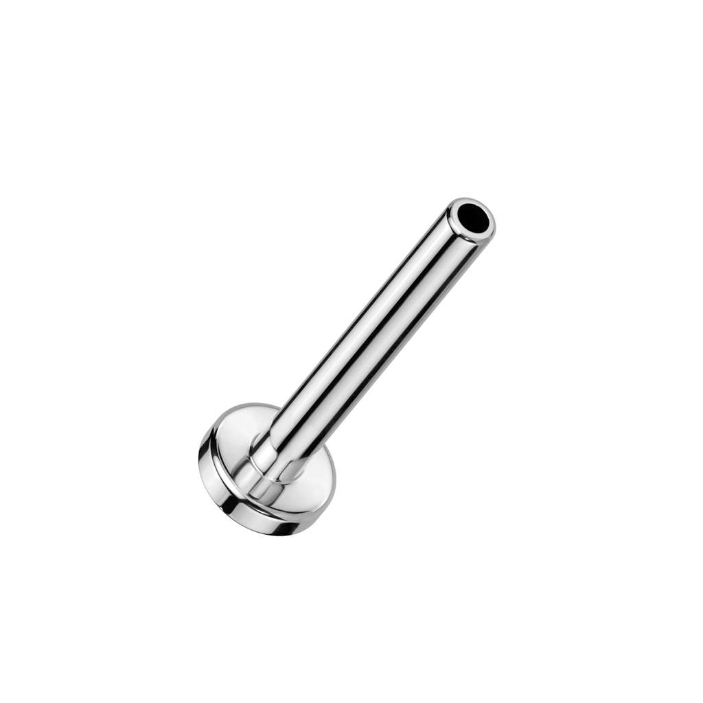 Threadless - Flat Back - 2mm Base - 20g, 18g, 16g - in 5mm, 6, 7, 8, 9, 10mm Note 16g ONLY also comes in 11 and 12mm
