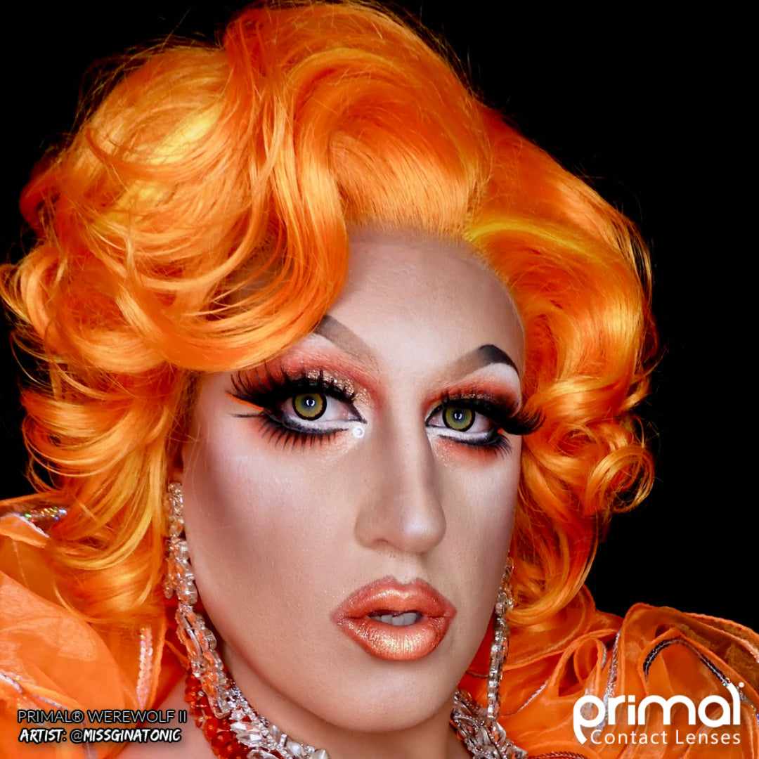 Werewolf II - Orange Colored - Primal Contact Lenses