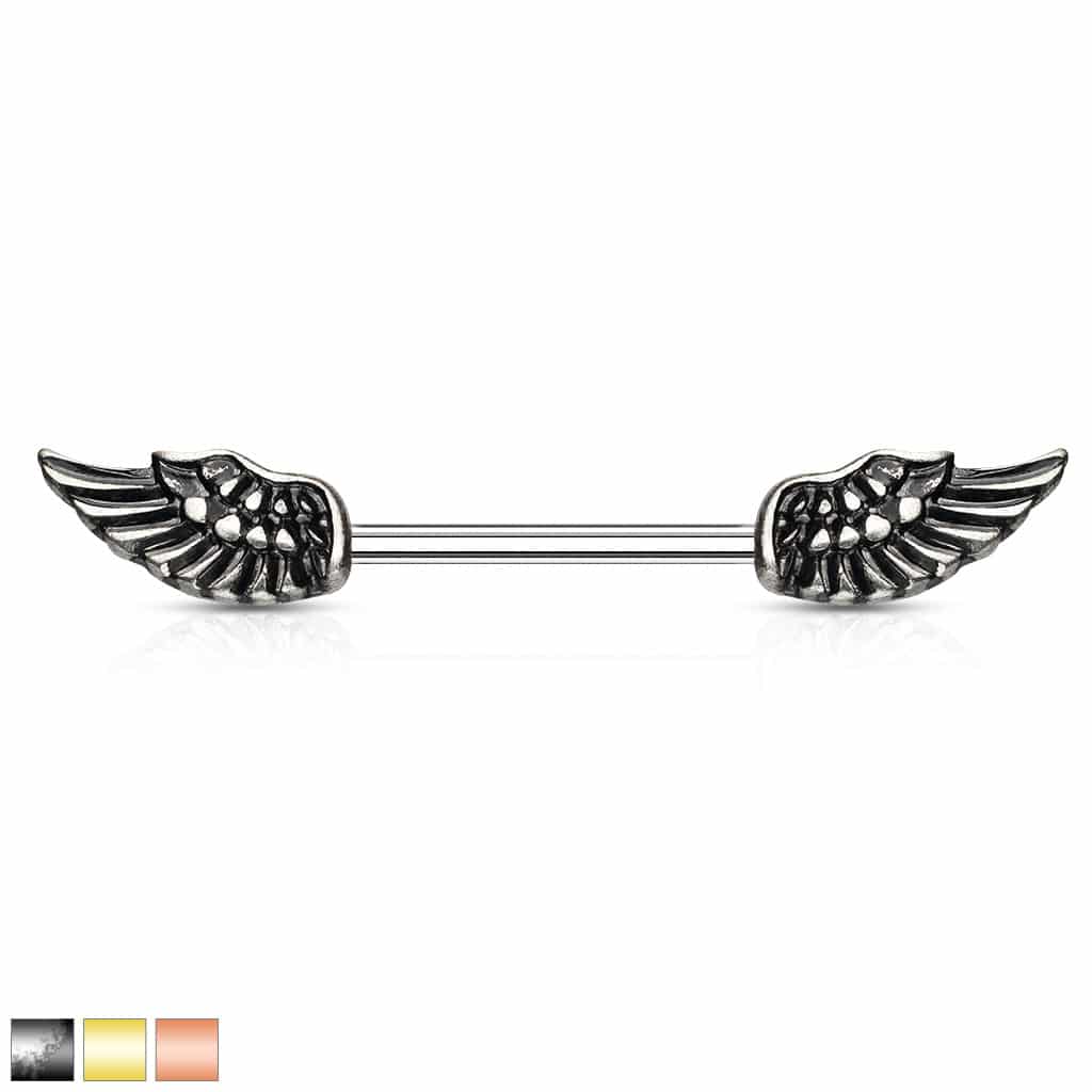 Wings Nipple Barbell 14g - 1