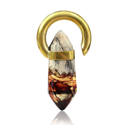 Wood, Epoxy & Brass $129