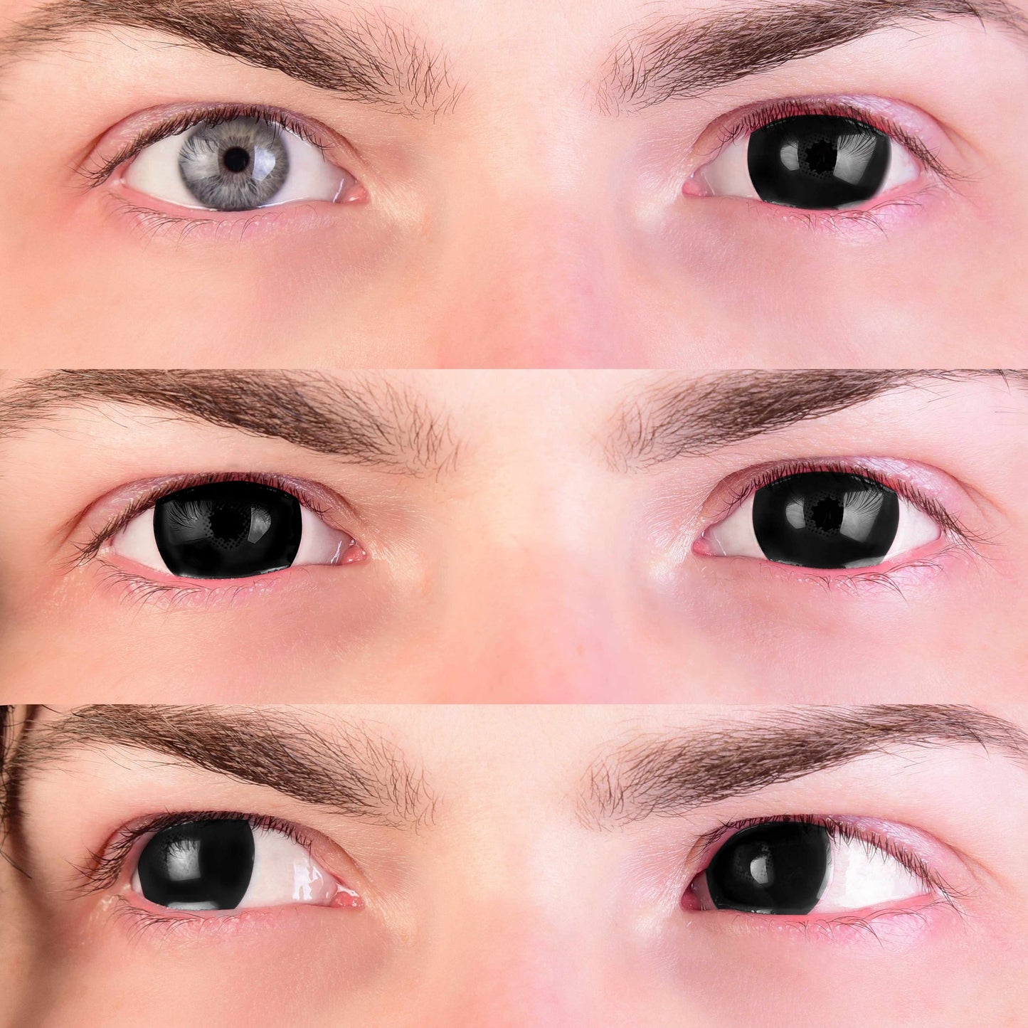 Black Mini Sclera - Primal Contact Lenses