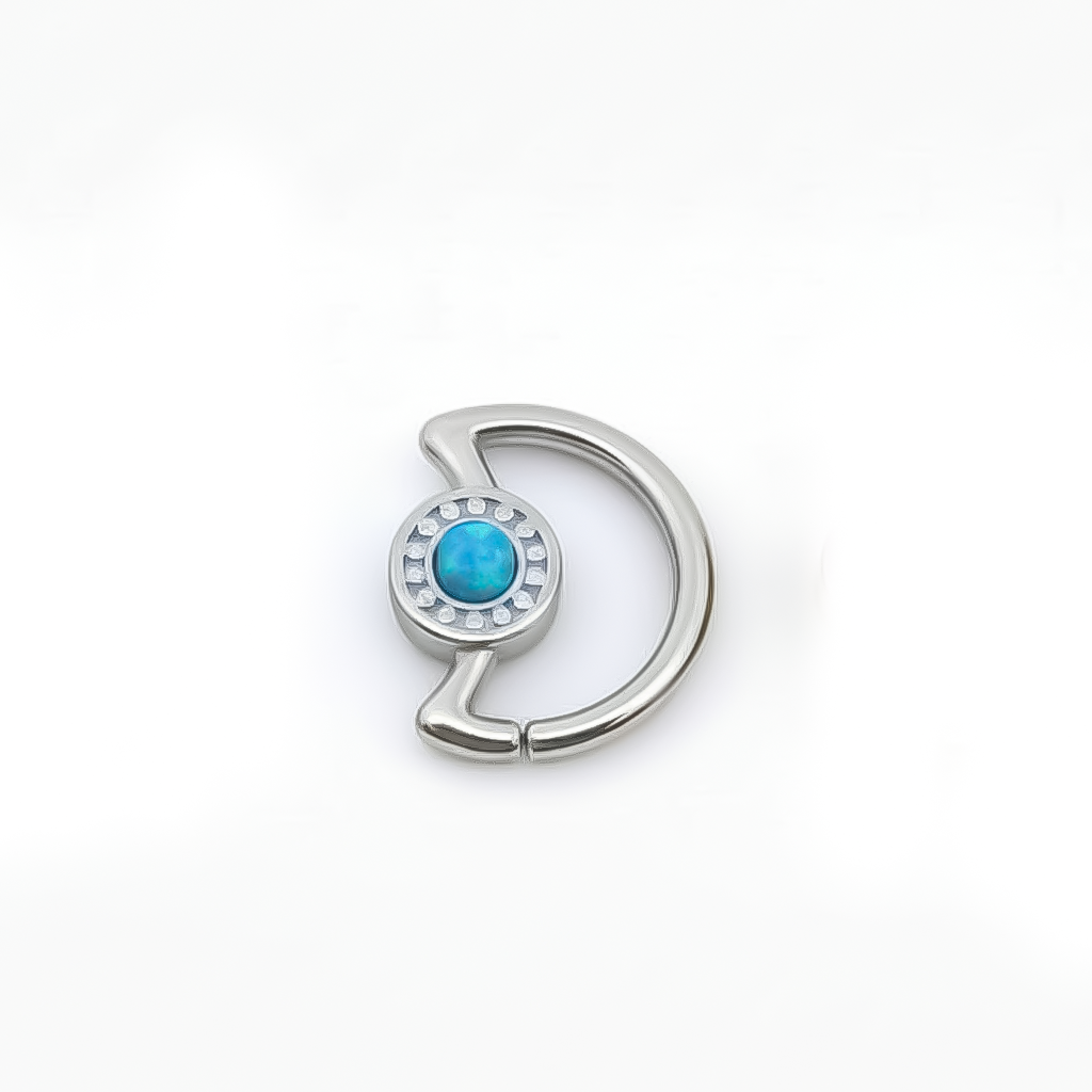 Opal Moon Bendable Ring 16g
