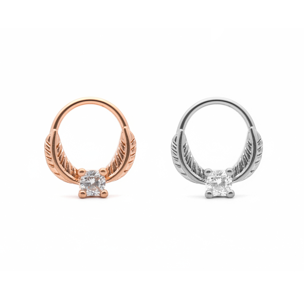 Wings Crystal Bendable Ring 16g