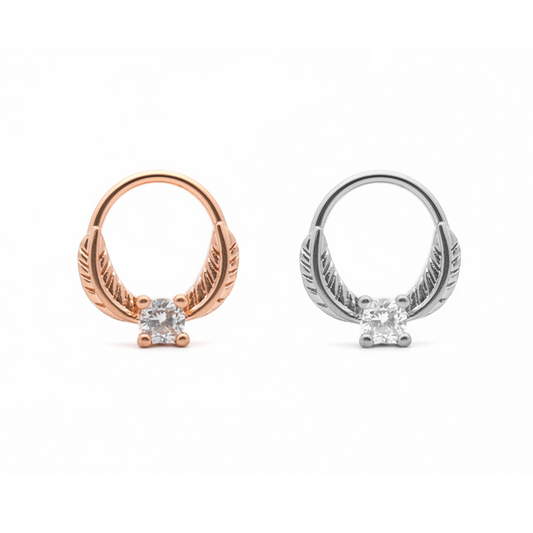Wings Crystal Bendable Ring 16g