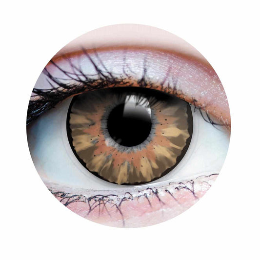 Delightful Honey - Light Brown Colored - Primal Contact Lenses
