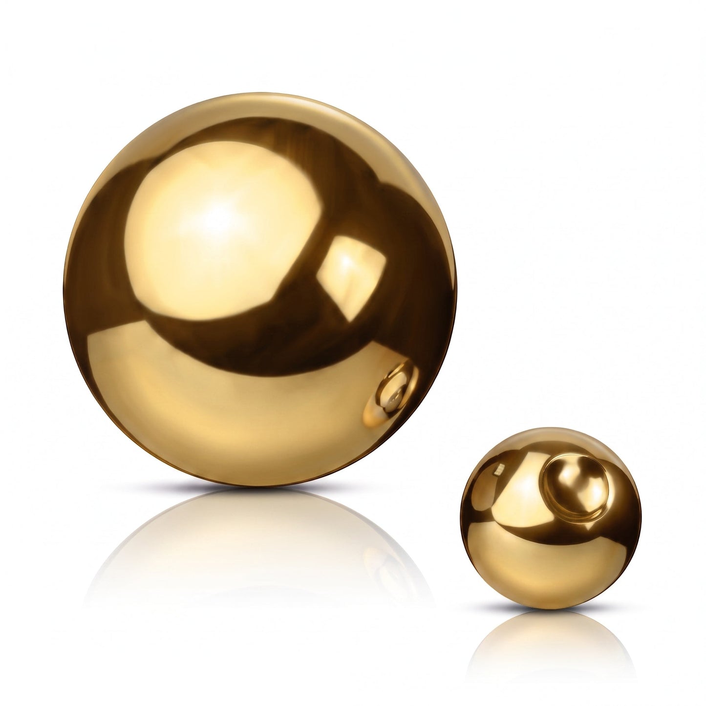 Plain Dimpled Bead 18g-14g