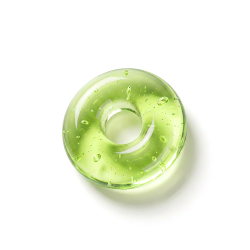Lucite Donut Tongue Barbell 14g